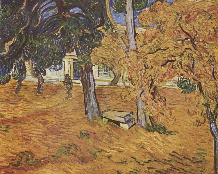 Vincent Van Gogh Der Park des Spitals St-Paul in Saint-Remy china oil painting image